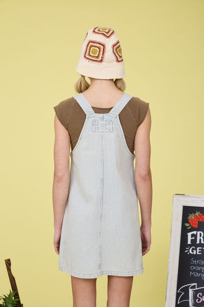 Bailey Striped Overall Dress