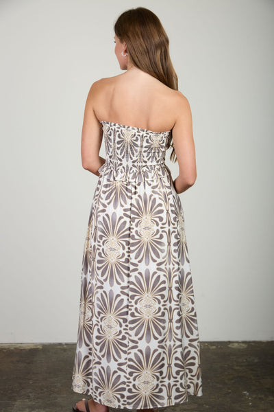 Charcoal Damask Dress