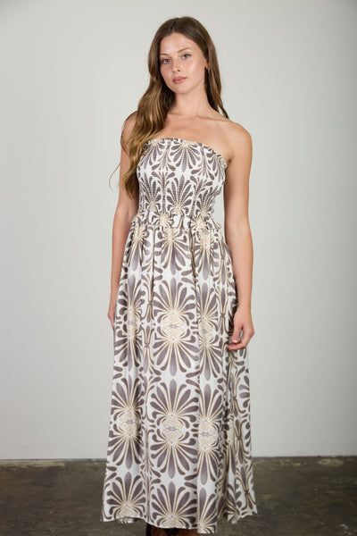 Charcoal Damask Dress