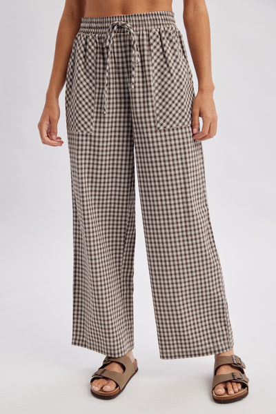 Chocolate Plaid Pants
