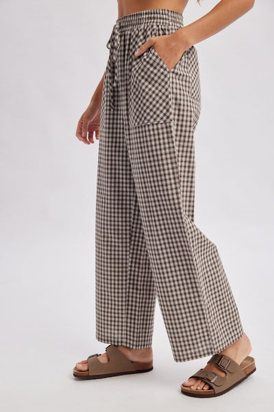 Chocolate Plaid Pants