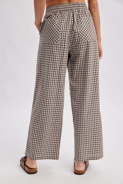 Chocolate Plaid Pants