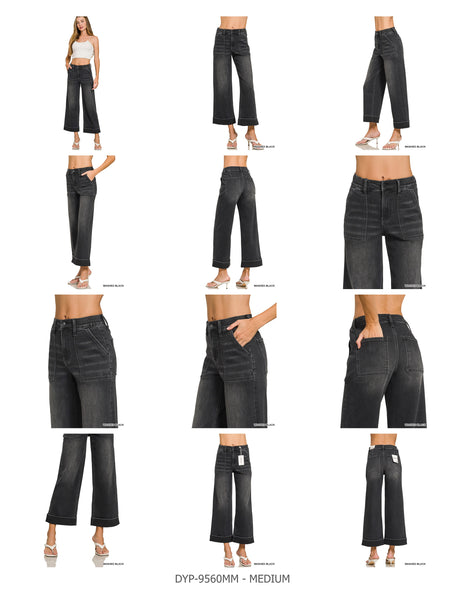 Utility Cropped Jeans