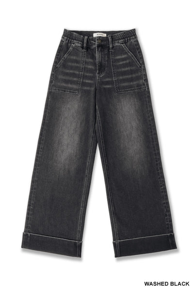 Utility Cropped Jeans