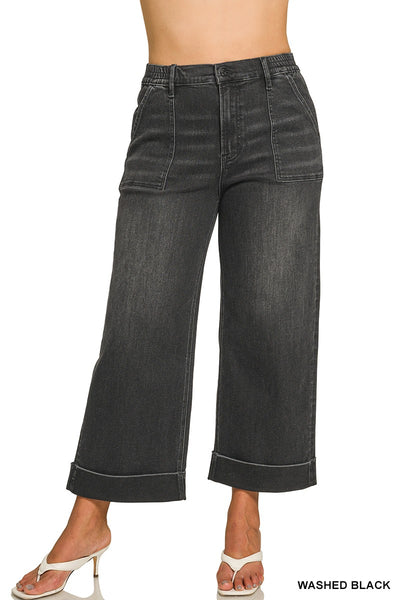 Utility Cropped Jeans