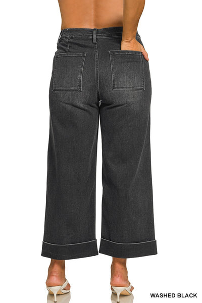 Utility Cropped Jeans