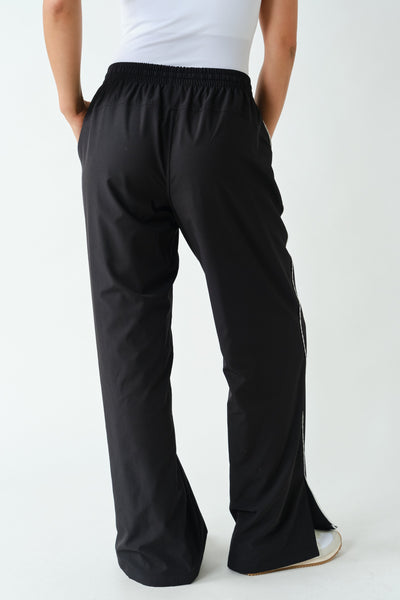 Finish Line Track Pants - Black