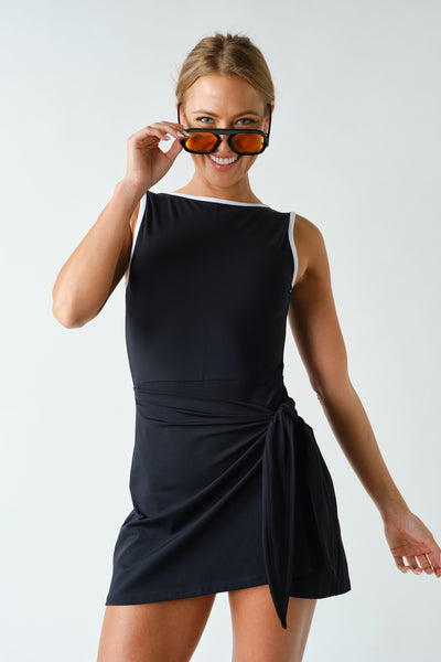 ReLuxe Wrap Dress - Black