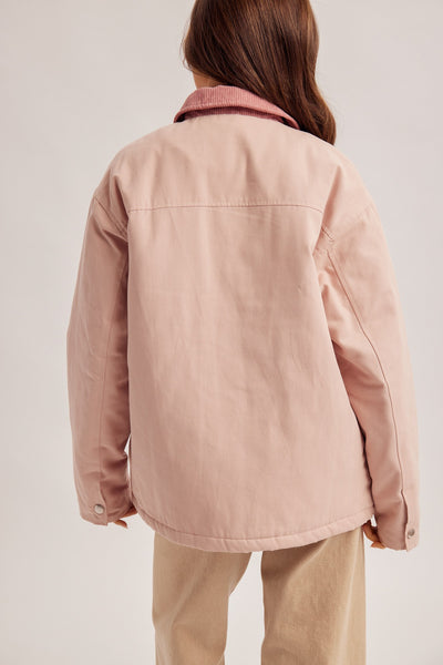 Maylee Mauve Fisherman Jacket