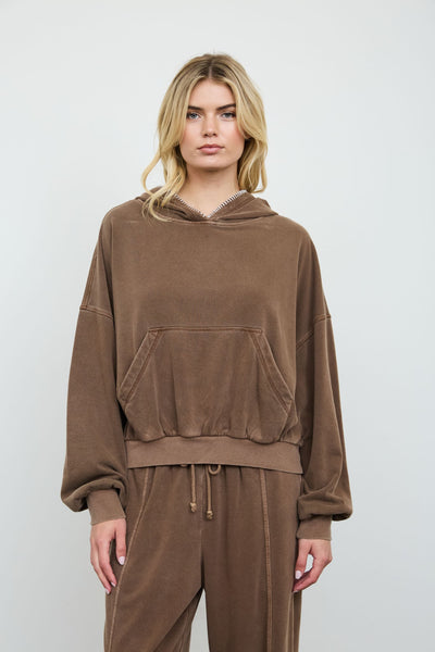 Quincy Hoodie - Brown