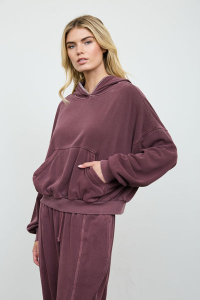 Quincy Hoodie - Maroon