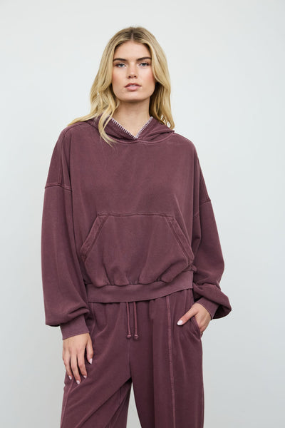 Quincy Hoodie - Maroon