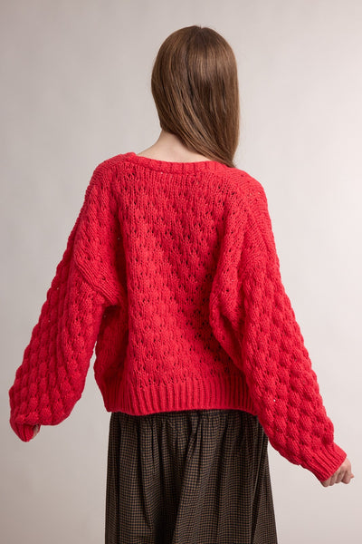 Whitney Cardigan - Poppy