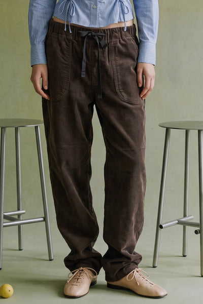 Chocolate Corded Pants