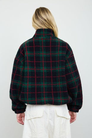 Nik Plaid Sherpa Jacket