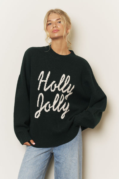 Holly Jolly Sweater - Green