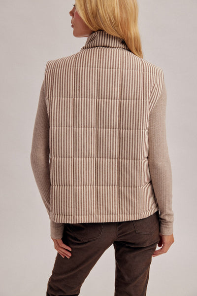 Chocolate Striped Vest
