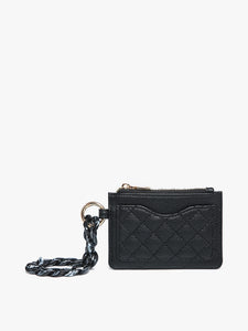 Rhodes Quilted Wallet w/ Chain Bangle