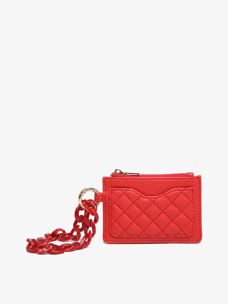 Rhodes Quilted Wallet w/ Chain Bangle