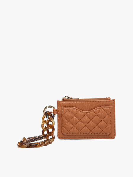 Rhodes Quilted Wallet w/ Chain Bangle