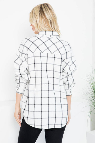 Lux Linen Plaid Shirt