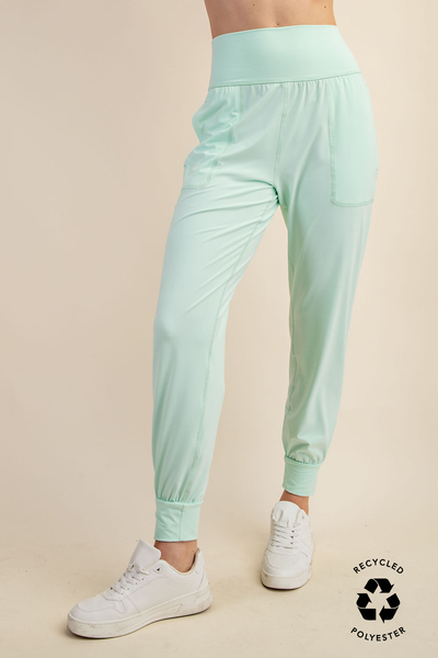 BUTTER JOGGERS - Aqua Blue