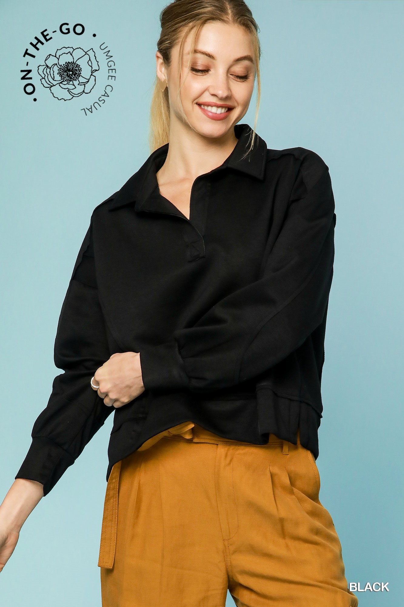 Luxe Pullover - BLACK