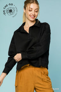 Luxe Pullover - BLACK