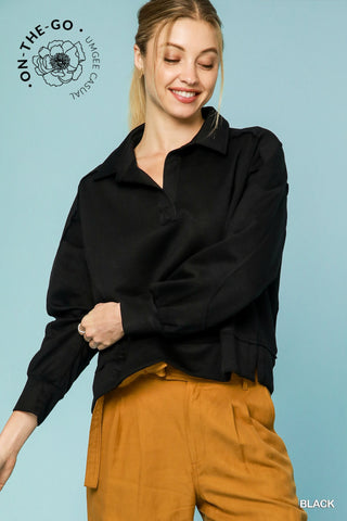Luxe Pullover - BLACK
