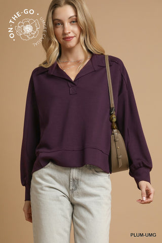 Luxe Pullover - PLUM