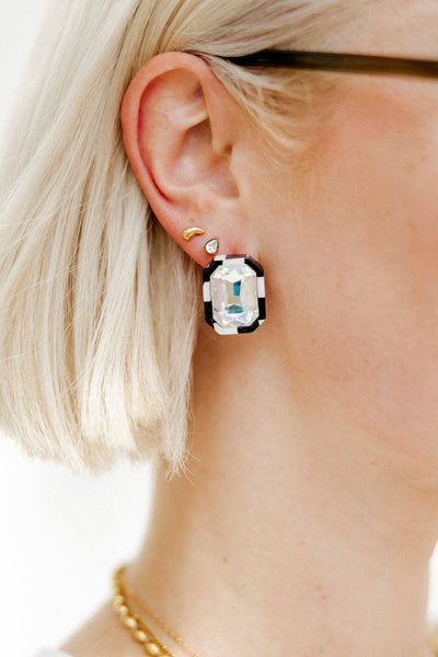 Screwback Stud Earrings - Paloma Pear Gold