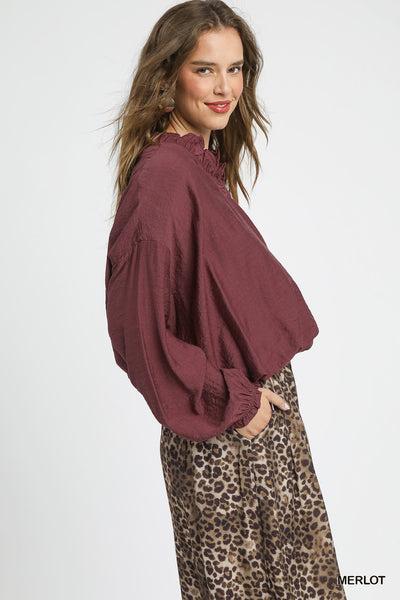 Merlot Blouse