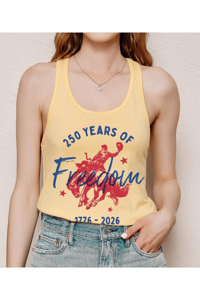 Freedom 250 Graphic Racerback Tank
