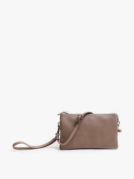 M013 Riley Monogrammable 3 Compartment Crossbody/Wristlet