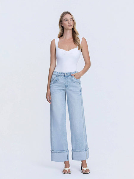 Vervet Ginny Cuffed Jeans