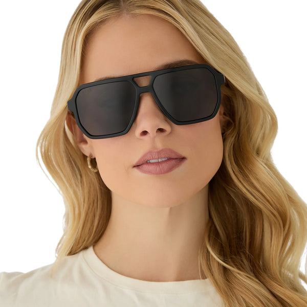 DIFF Cameron Sunglasses - BLACK POLARIZED