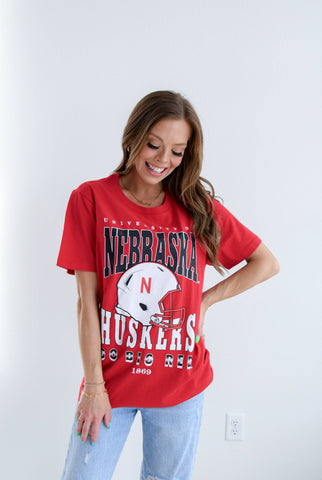 Nebraska Murray Tee: RED