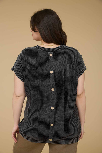 PLUS Button Detail Sweater