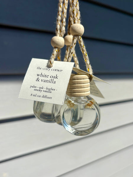 White Oak & Vanilla Car Diffuser
