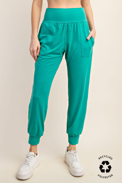 BUTTER JOGGERS - Aqua Blue