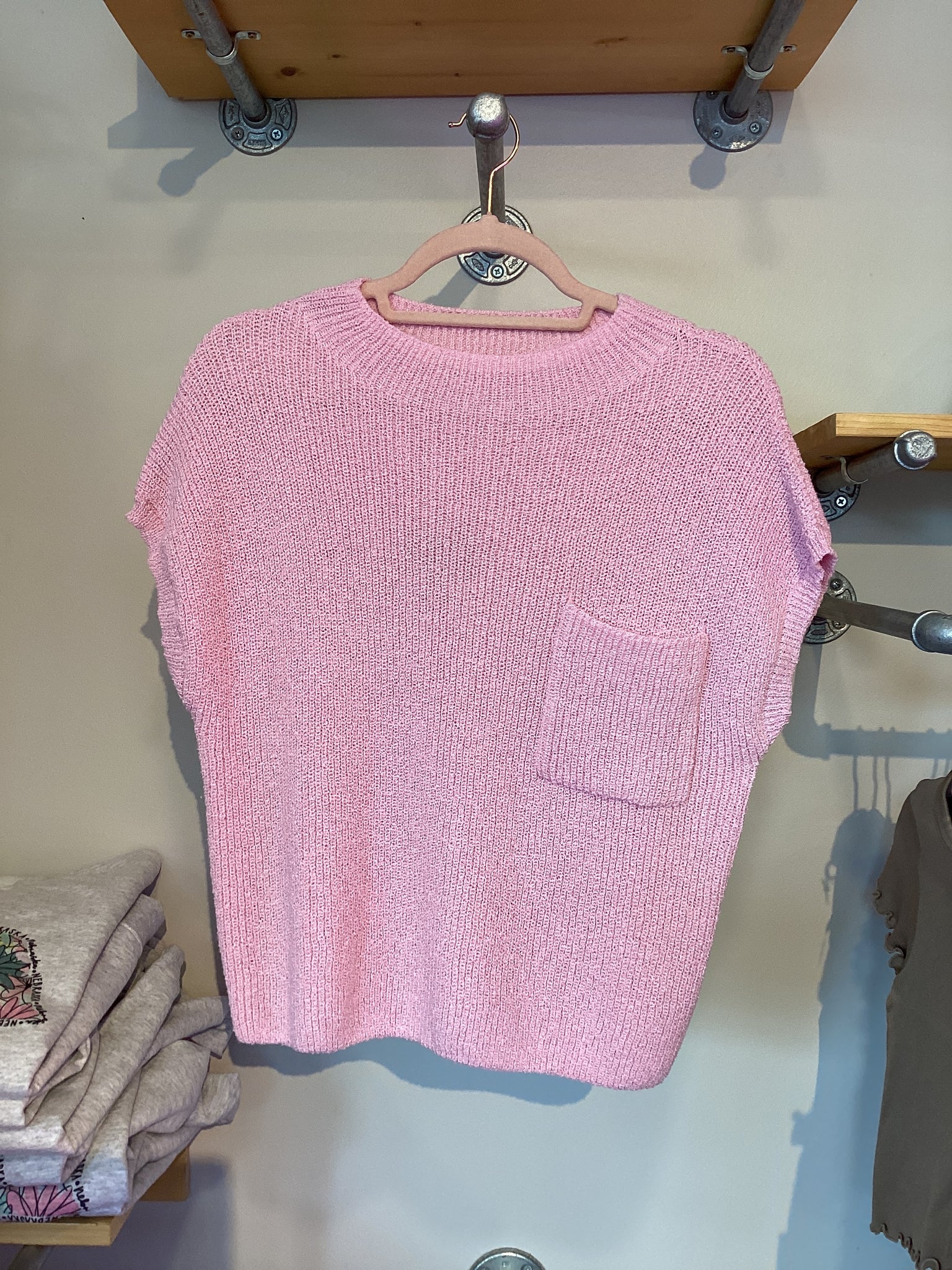 Baby Pink Sweater Tee