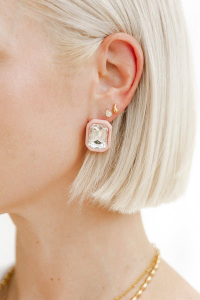 Screwback Stud Earrings - Paloma Pear Gold