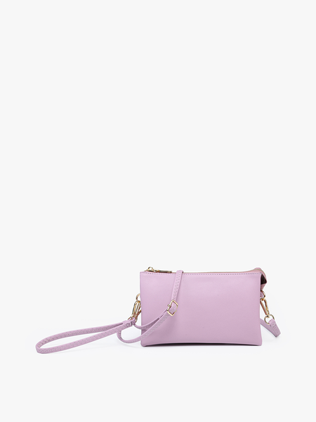 M013 Riley Monogrammable 3 Compartment Crossbody/Wristlet