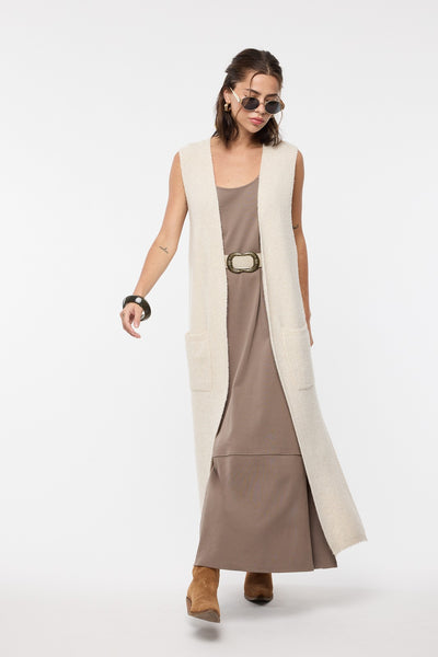 Long Sweater Vest Cardigan