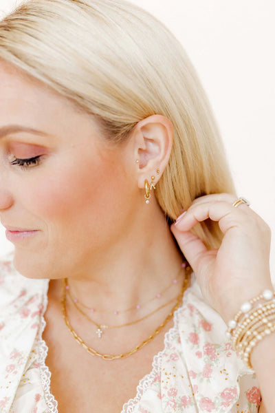 Screw back Stud Earrings- Millie Bow