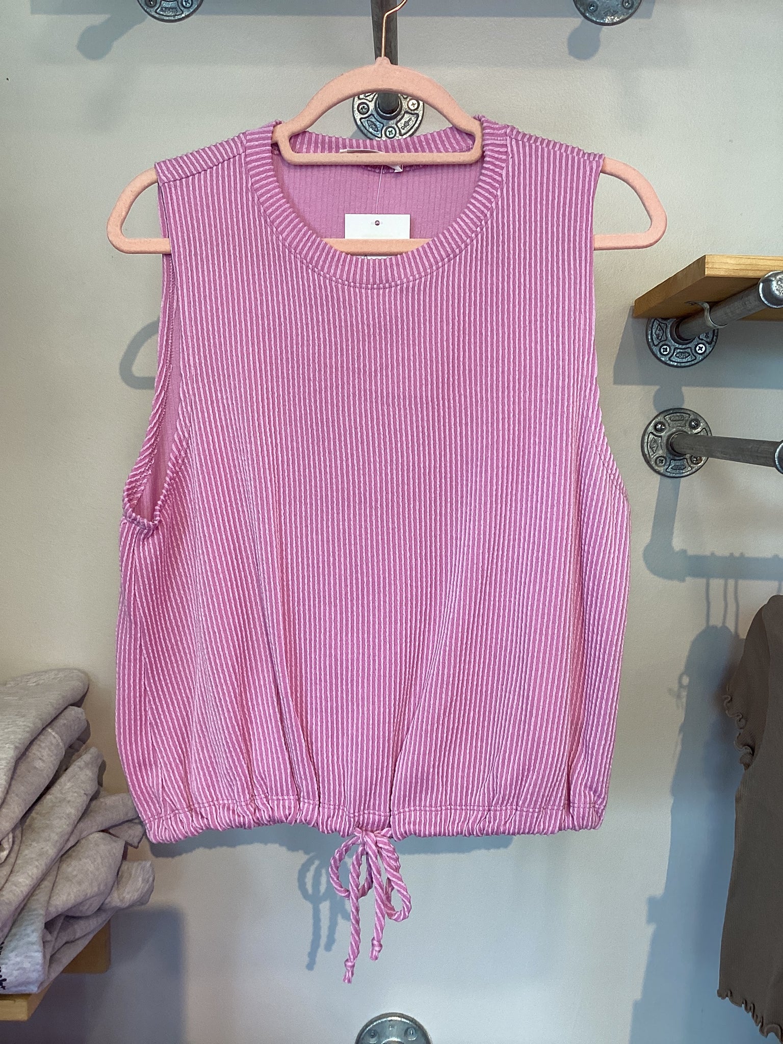 Haley Tie Front Tank - Orchia