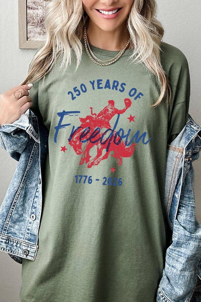 Freedom 250 Graphic Heavy Cotton Tee