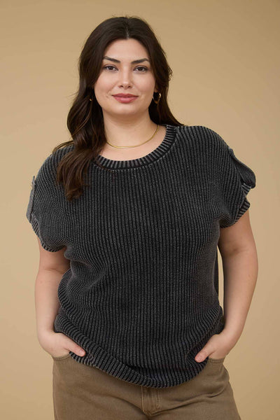 PLUS Button Detail Sweater