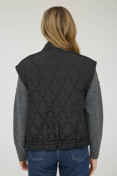 HLB Quilted Vest - Navy