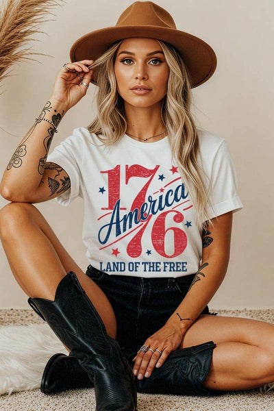 America 1776 Graphic Heavy Cotton Tee